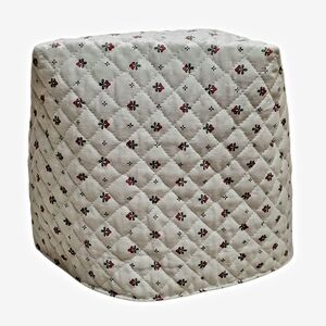 l'Ensoleillade Floral Quilted Tea Cozy. Red & White Cottagecore.